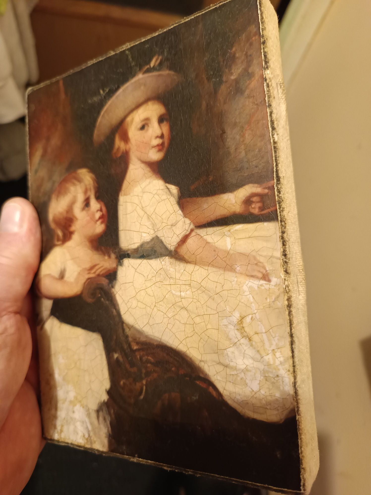 Obrazek olej na płótnie Dzieci Stanhope. George Romney