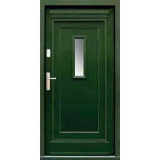 Drzwi zewnętrzne drewniane DERPAL D-59 prawe