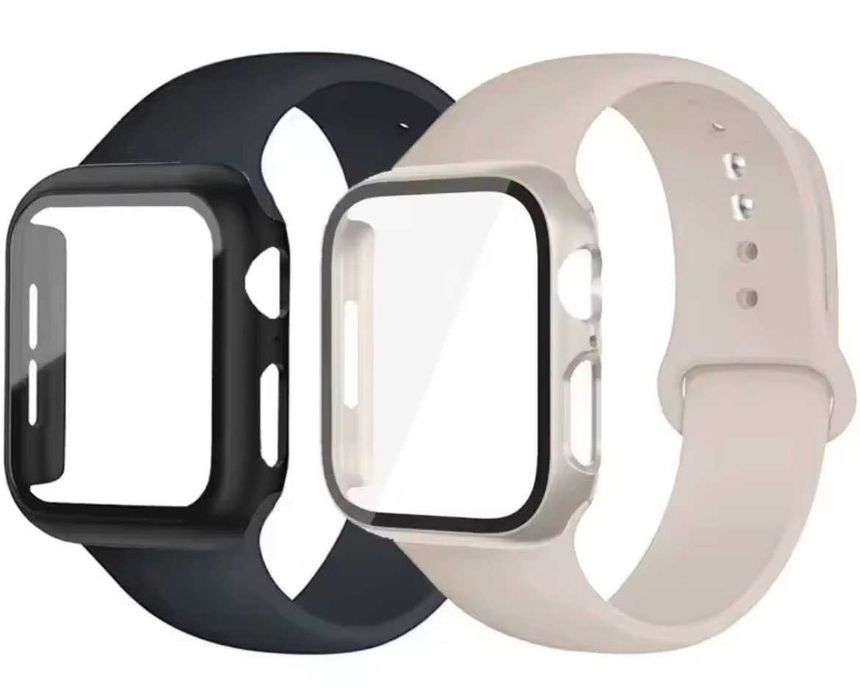 Бампер і ремінець для Apple Watch чехол ремешок силиконовий