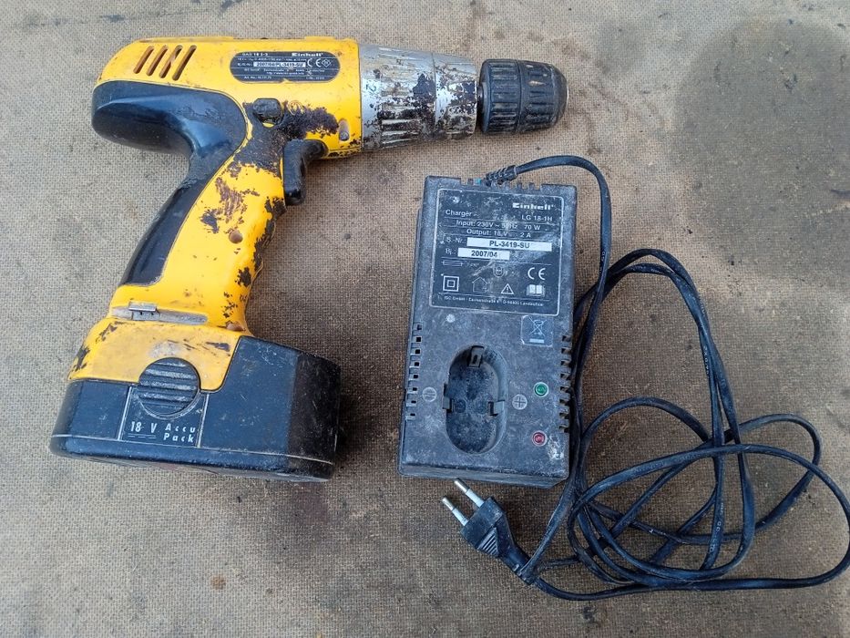 Шуруповерт Einhell на запчастини або відновлення