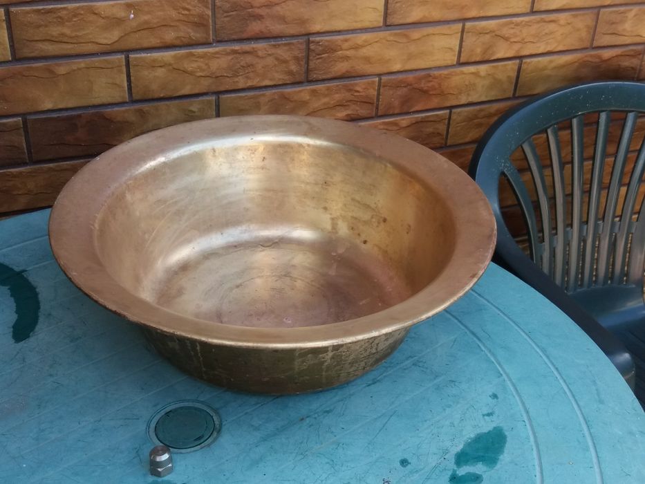 Таз латунный СССР