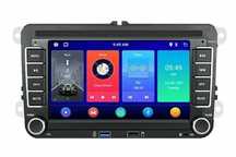 Radio 2 DIN 7 ou 9 Polegadas VW + Carplay /VW/Golf/SEAT/SKODA/Câmera