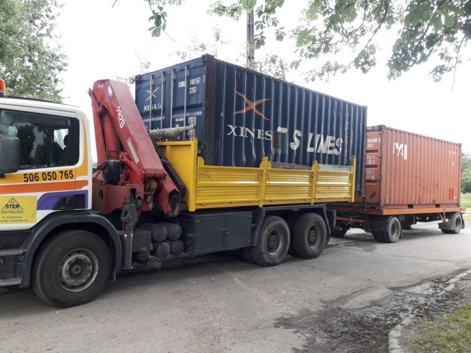 Transport usługi HDS, transport kontenerów 12m