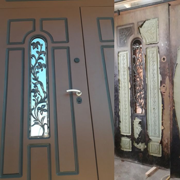 Реставрація дверей старих мдф.