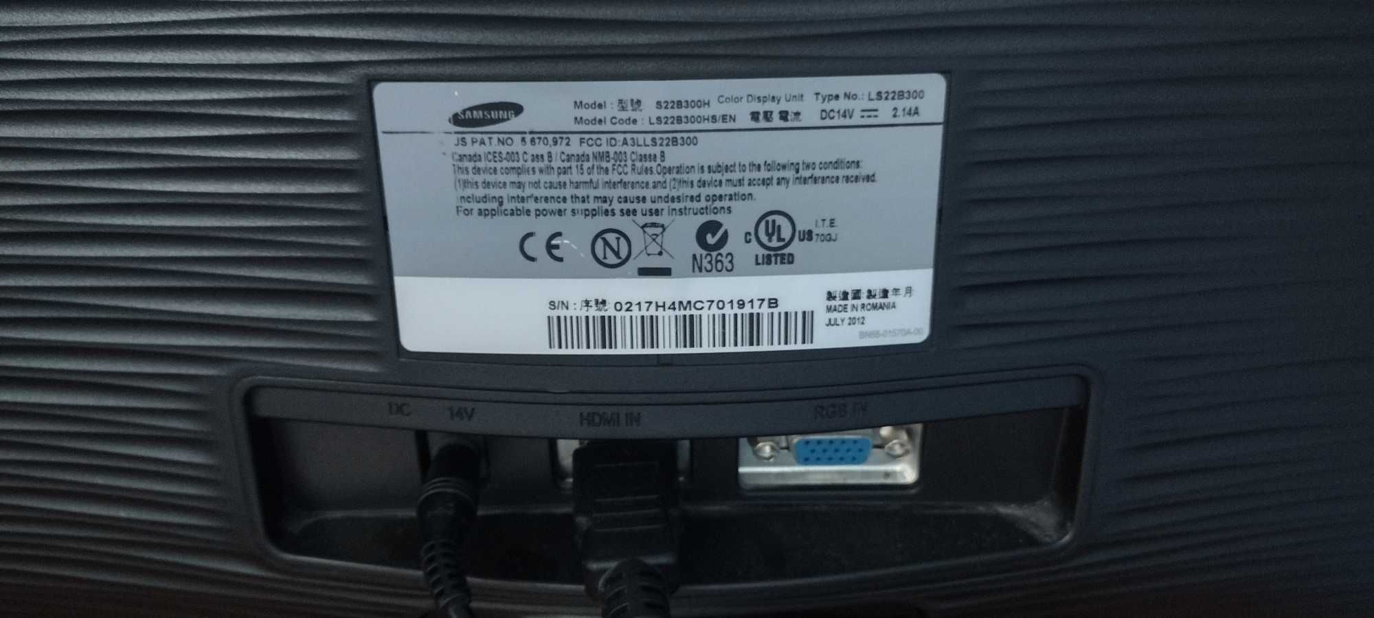 Monitor Samsung ls22b300