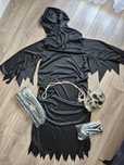 Strój na halloween,  karnawał 140/146 kostucha