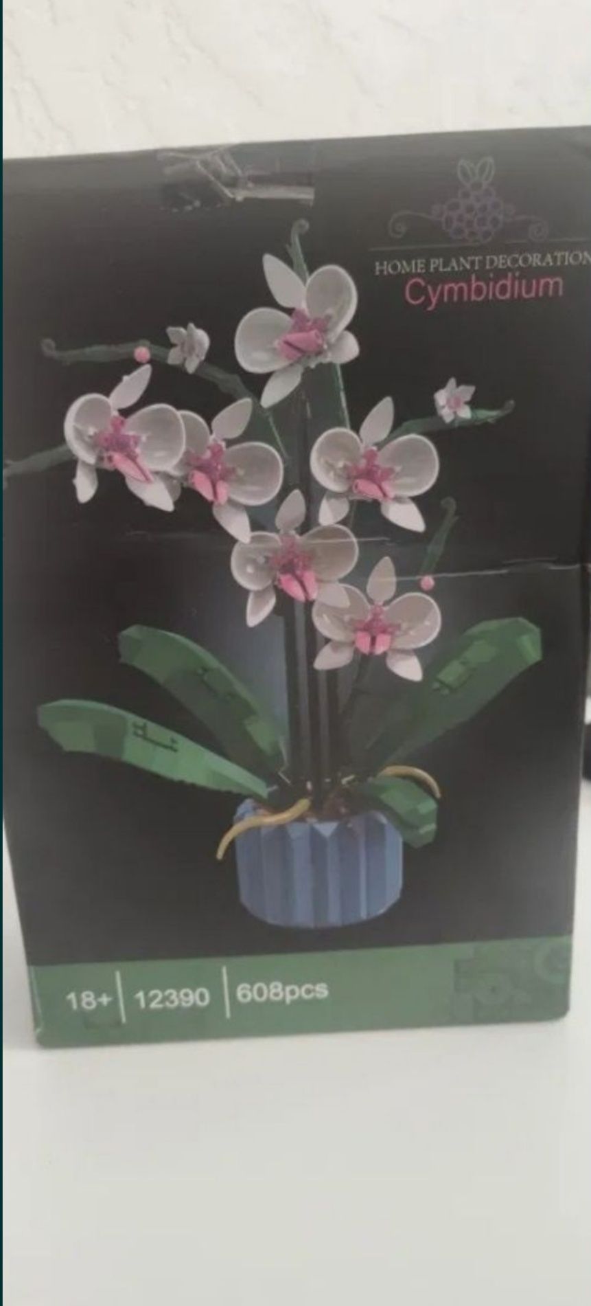 Nowe klocki orchidea piękny zestaw kompatybilne z Lego