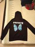 Bluza z kapturem. Rozmiar xl. Private. Motyl.