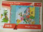 Trefl puzzle mapa Europy edukacyjne