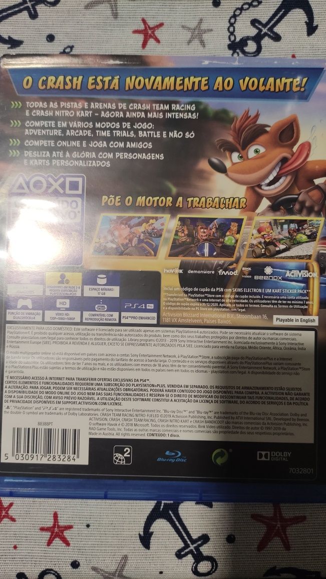 Crash Nitro Fueled para PS4