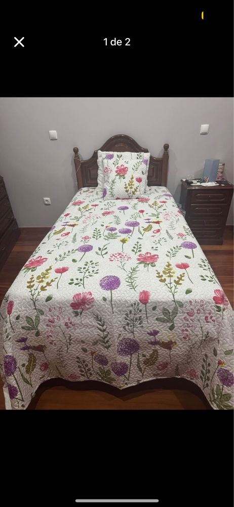 Cama solteiro nova