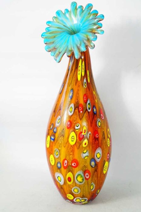 WAZON szklany MURANO style piękne kolory 3D unikat