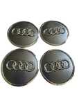 Zaślepki Audi do felg 60mm 8W.06.01.17.0J.G3. Komplet 4 sztuki