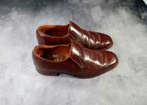 Eleganckie mokasyny męskie Loake England rozmiar 43
