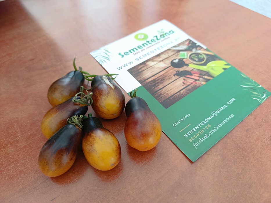 20 Sementes - Tomate Pera Indigo - Solanum lycopersicum