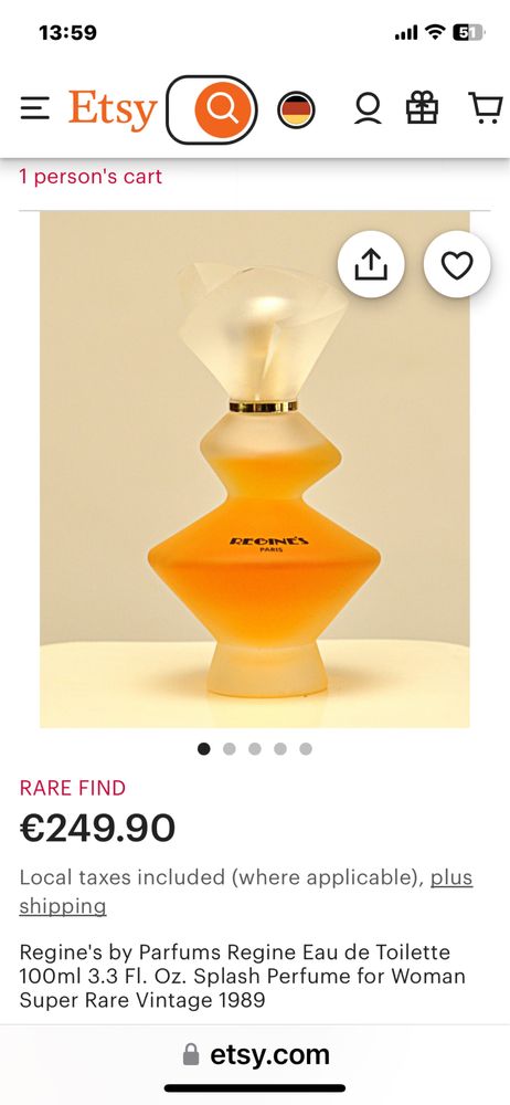 Perfume da Regines já nao existe em nercado