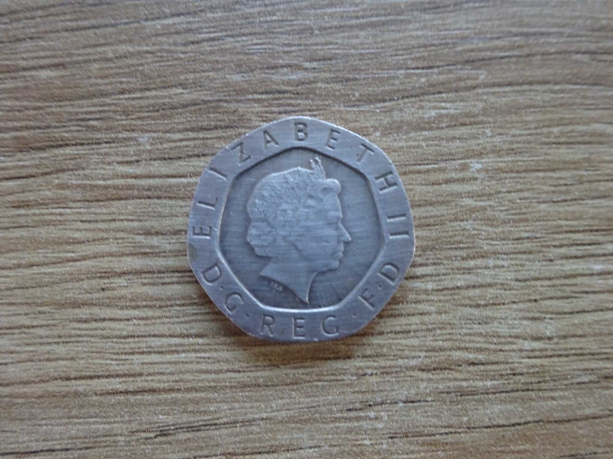 Moneta Wielka Brytania 20 Pence 2004 ELIZABETH II 2