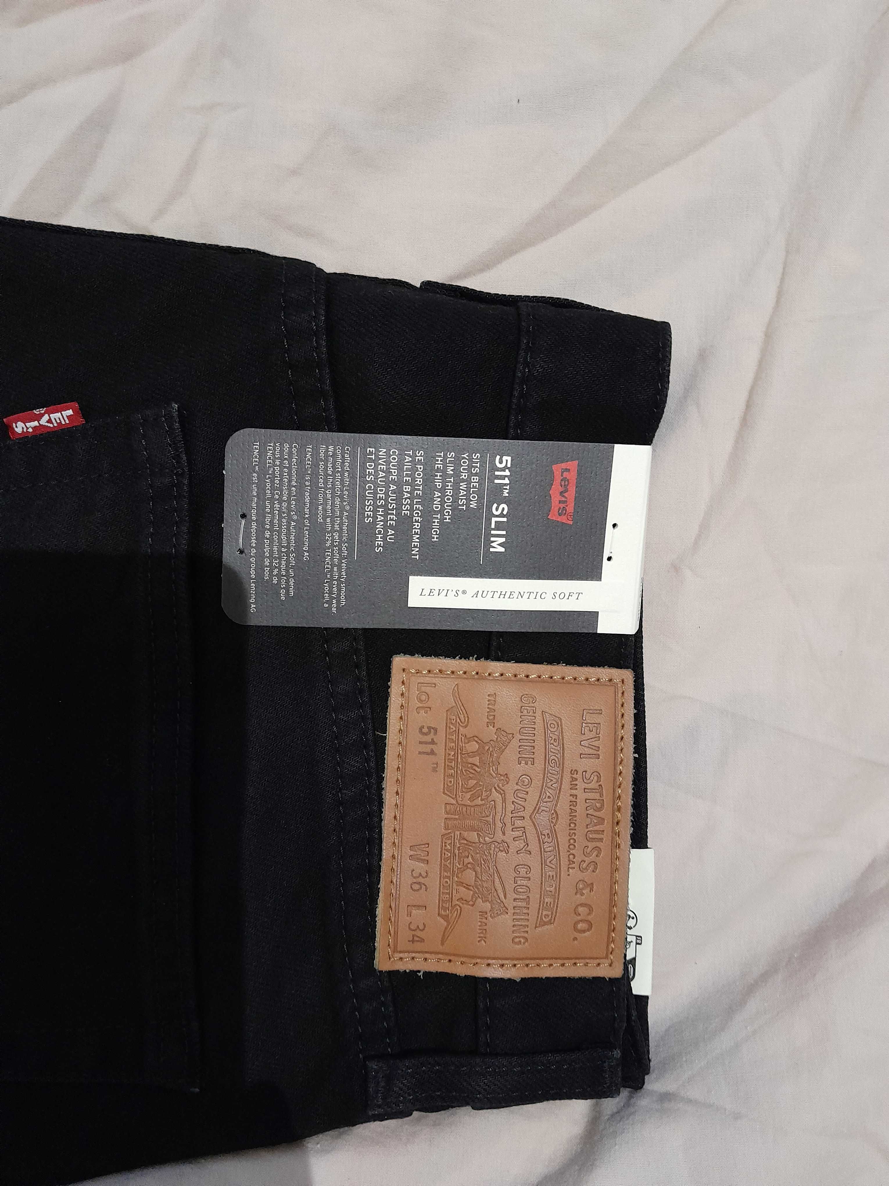 Męskie jeansy czarne Levi's 511