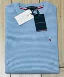 Sweter męski Tommy Hilfiger r. XXL niebieski 100% bawełna
