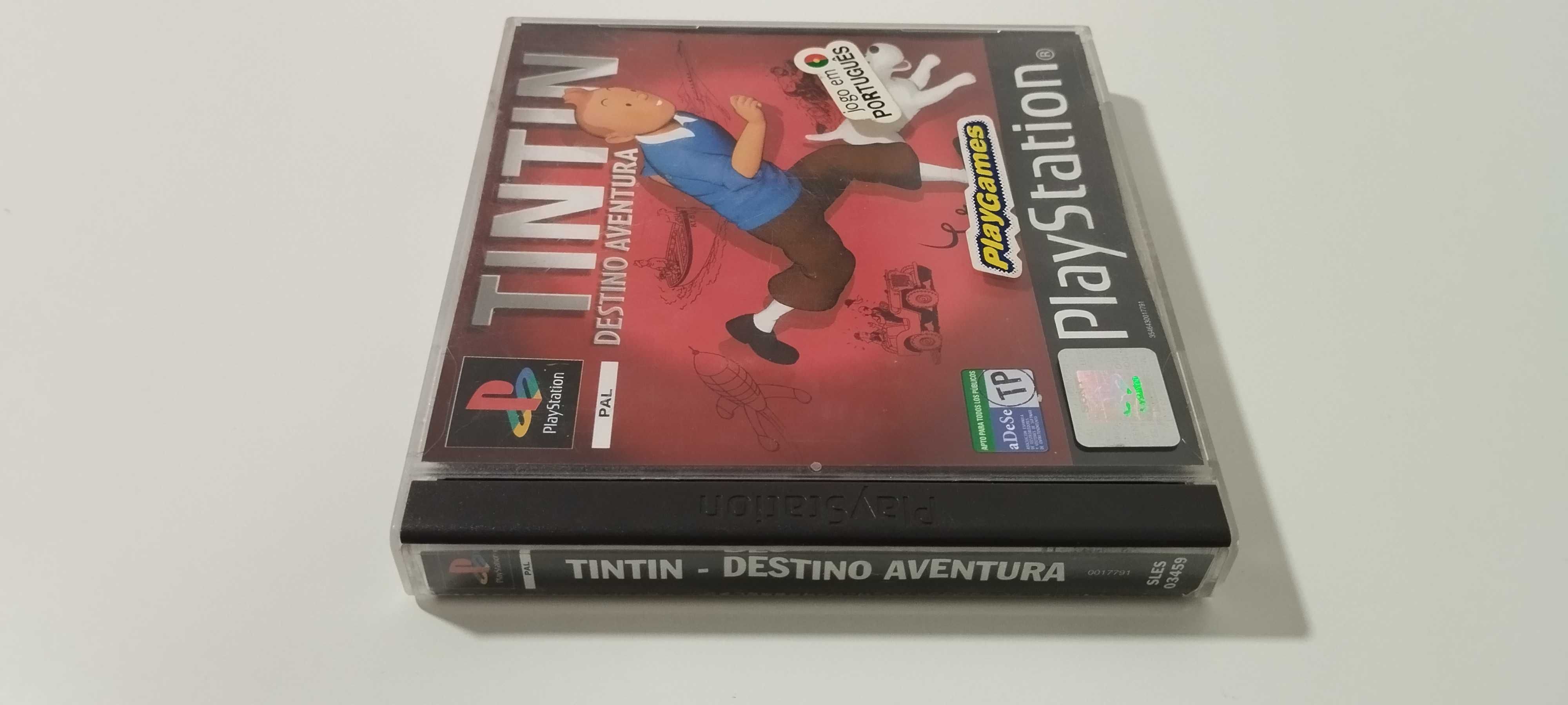 Jogo Playstation 1 - Tintin Destination Adventure / Destino Aventura