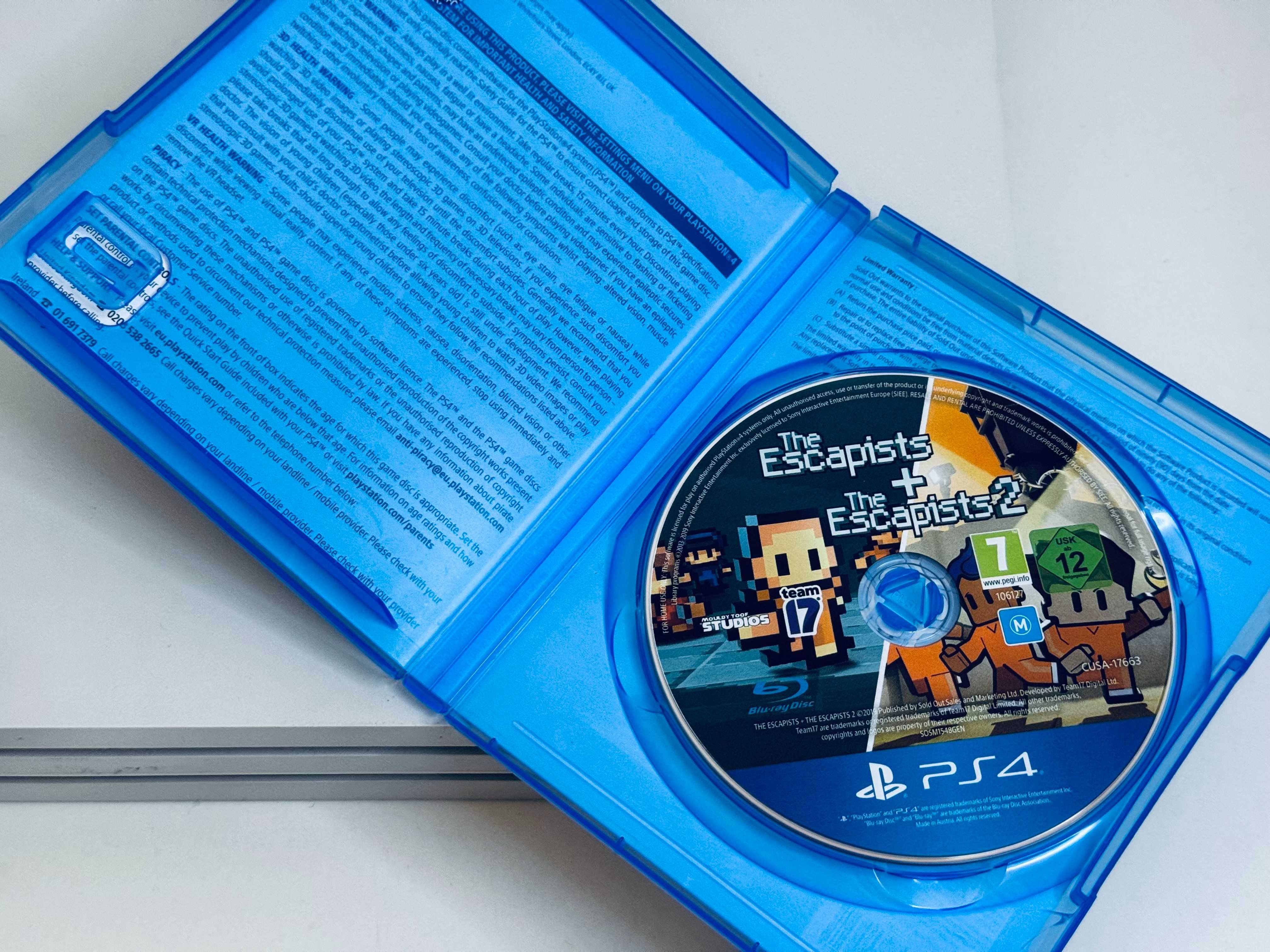 Gra The Escapists + The Escapists 2 PS4 Więcej gier na innych ogłoszen
