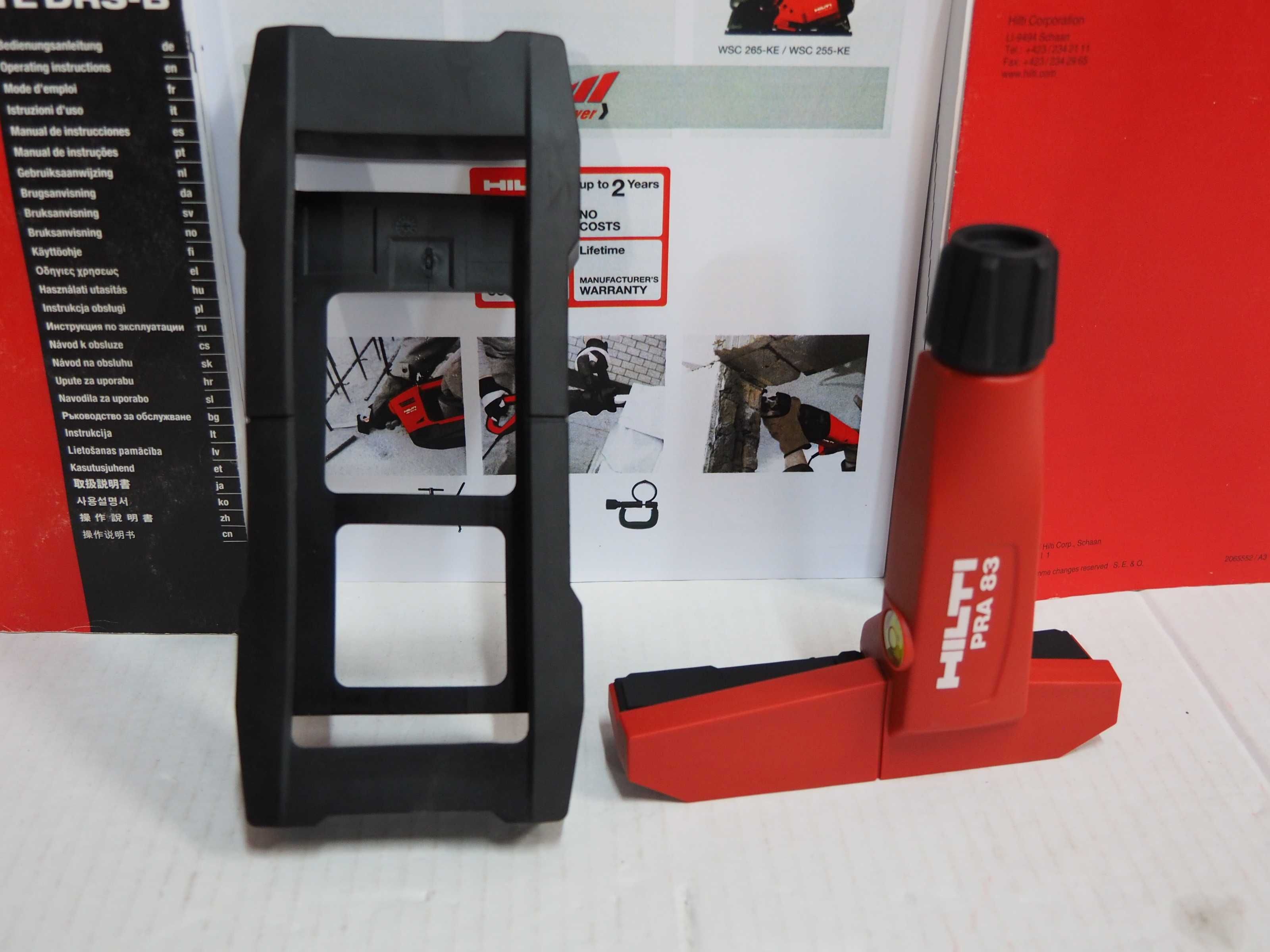 HILTI uchwyt do detektor czytnik czujnik PRA 20,30,31,300,35,36 pr 2,3