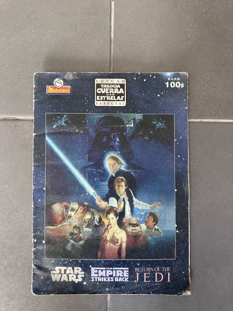 Álbum completo Star Wars Trilogia – Edição Especial Matutano