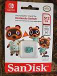 Флешка Карта памяти Micro SD SanDisk Nintendo Switch 512 gb SDXC