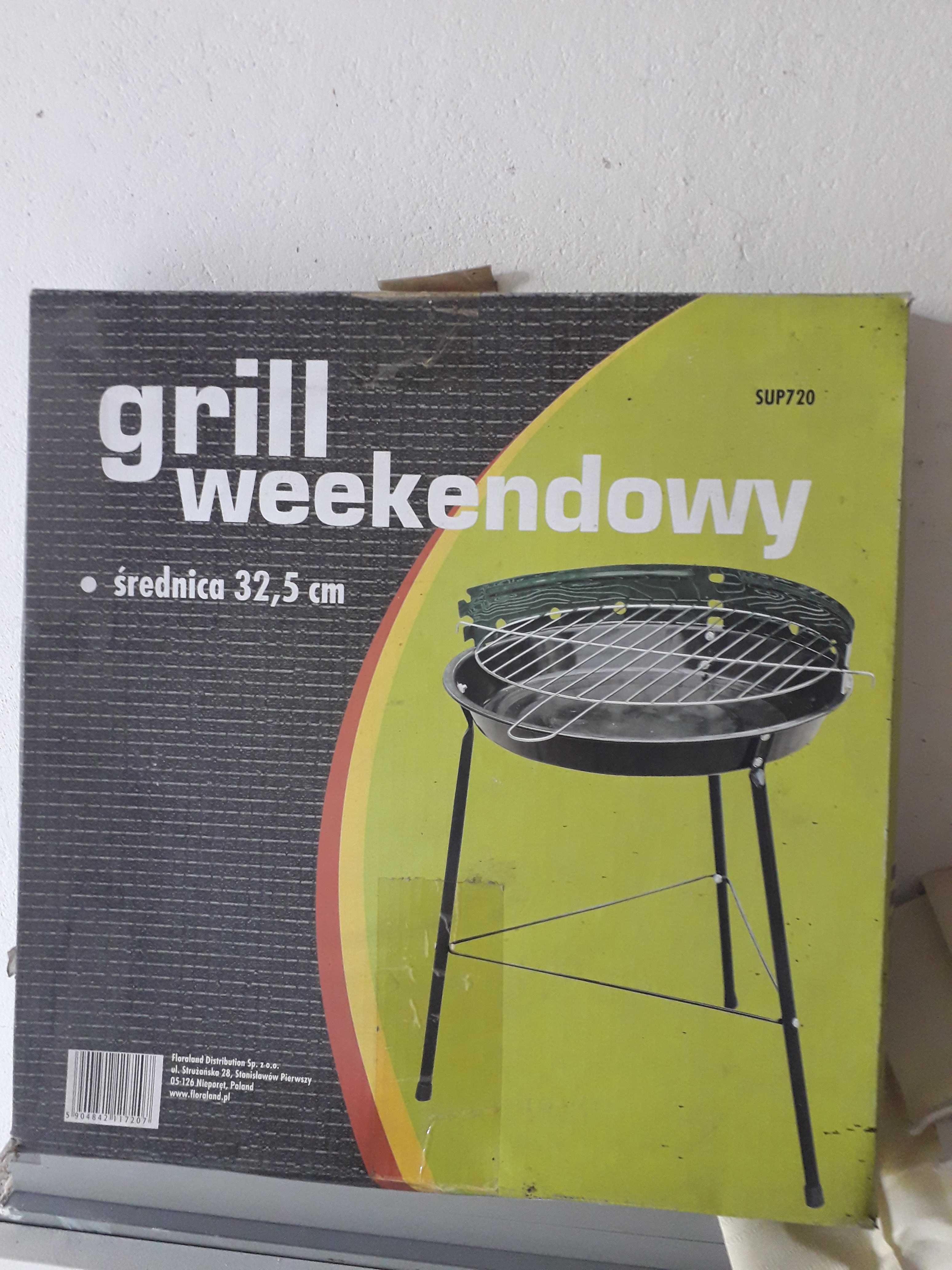 grill na nóżkach