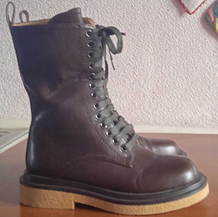 Напівчоботи, якісний шкірзамінник