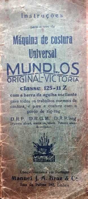 Máquina de Costura Antiga Mundlos Original - Victoria