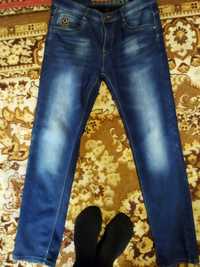 зимние джинсов  размер 33 с утеплителем