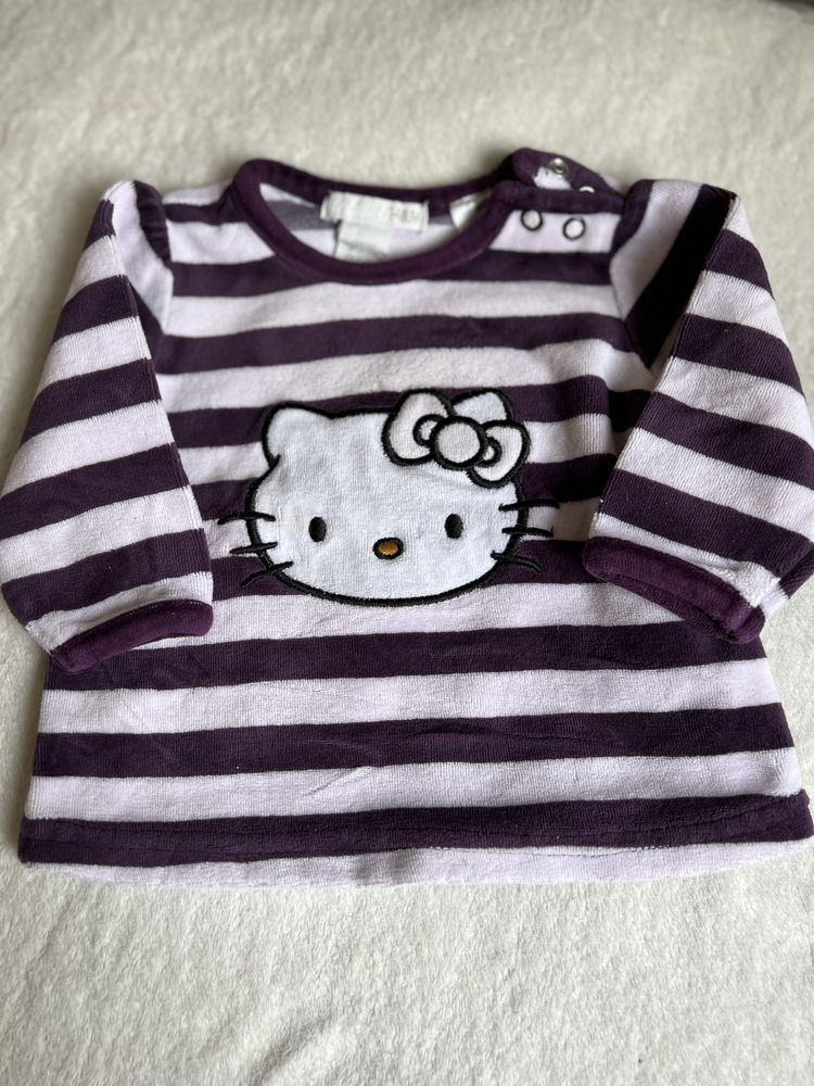 Welurowy zestaw Hello Kitty H&M r.62