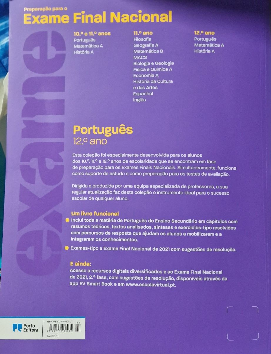 Exame Nacional Português 12° Ano 2022