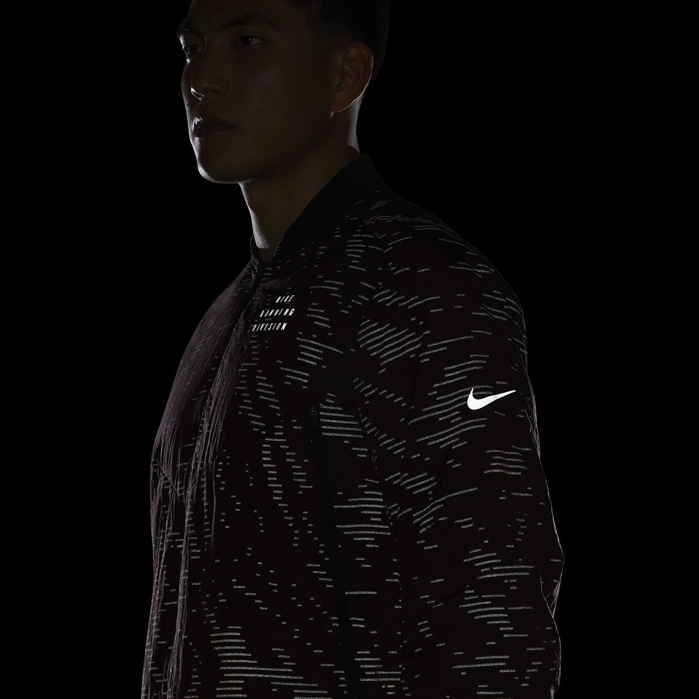 Nowa kurtka męska Nike Therma Fit Dwustronna czarna odblask r. M