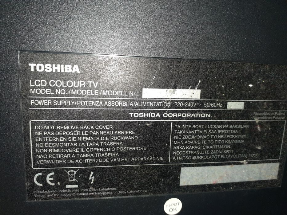 Vende-se televisor Toshiba