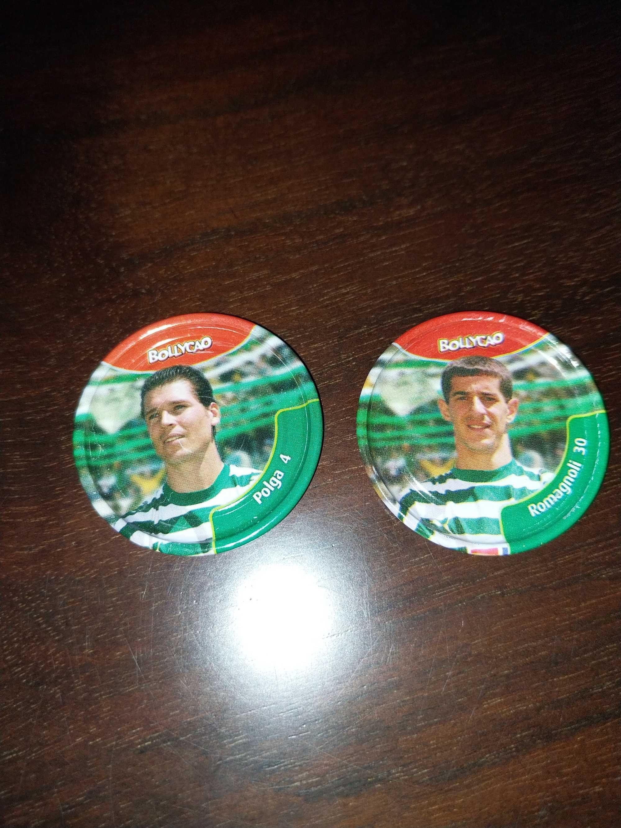 Tazos Sporting, Bollycao, conjunto de 2, Polga e Romagnoli