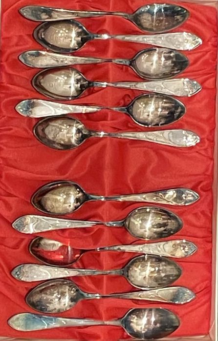 Srebrne łyżeczki PRL