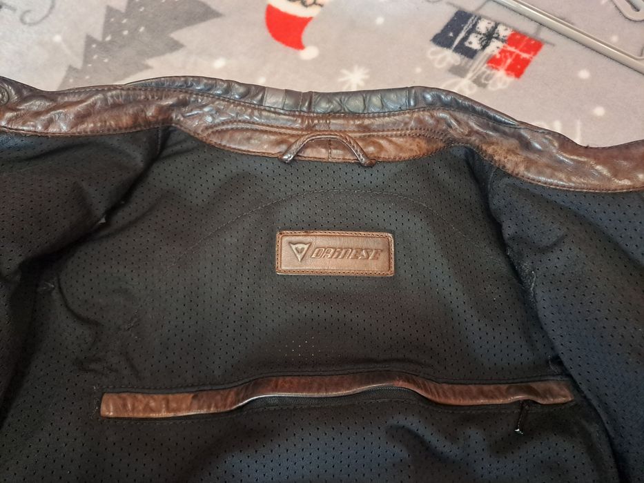 Blusão Dainese castanho n°52 tamanho