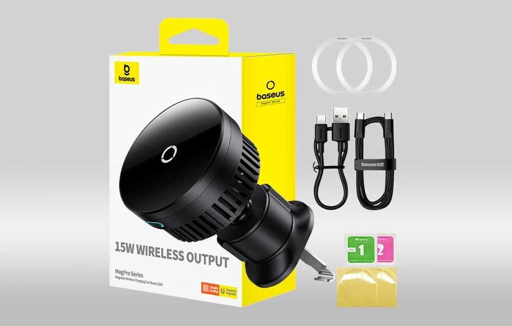 Baseus MagPro Uchwyt Samochodowy Indukcyjny 15W MagSafe Sklep Wawa