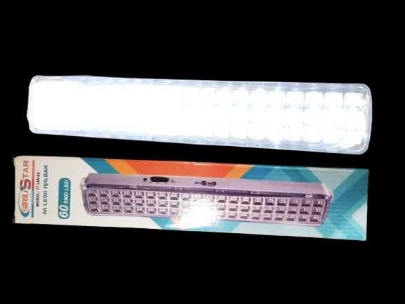 Світлодіодна LED лампа на акумуляторі Ліхтар Світильник Лампочка