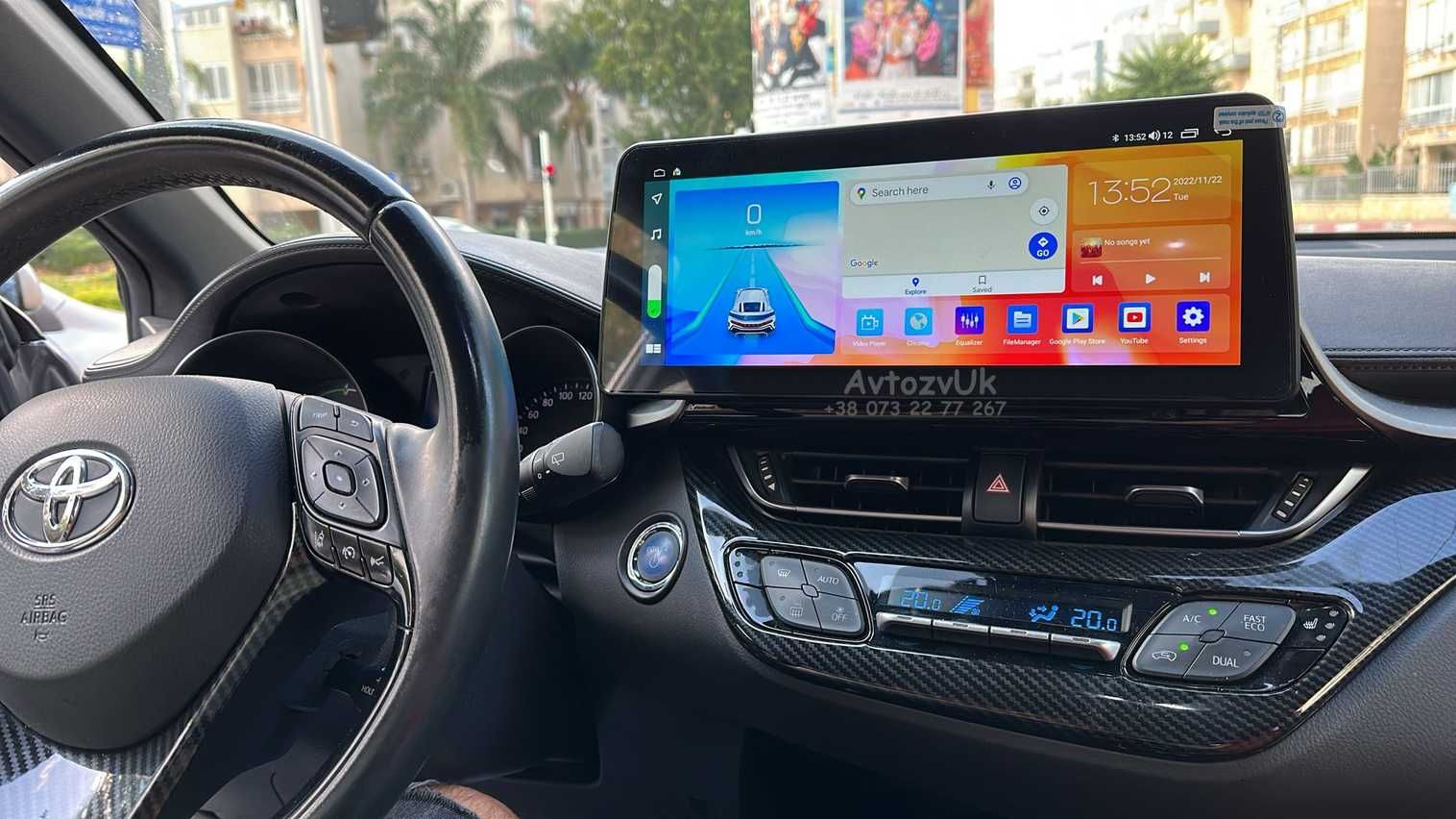 Магнитола AQUA PRIUS C Toyota GT86 C-HR CHR Subaru BRZ CarPlay Android