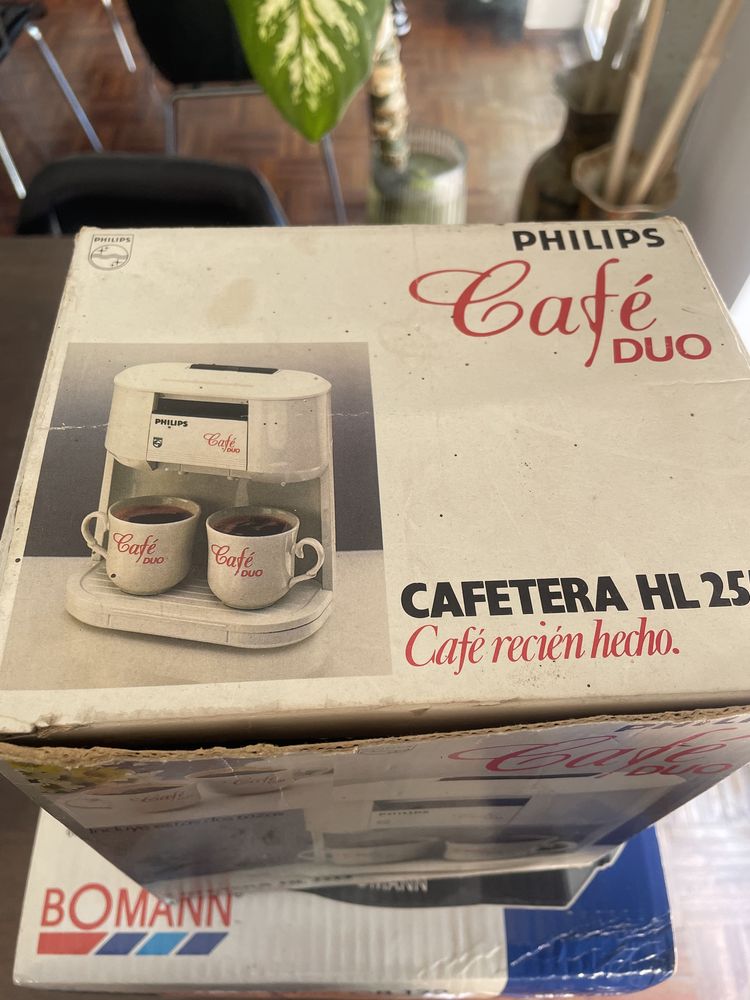 Cafeteira Philips HL 2553 Café Duo vintage