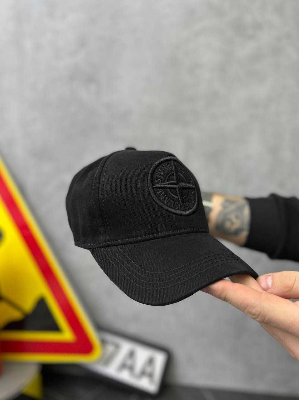 Бейсболка stone island black