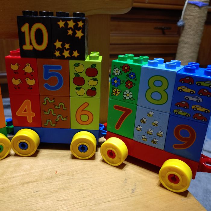 Lego duplo оригінал поїзд паровозик