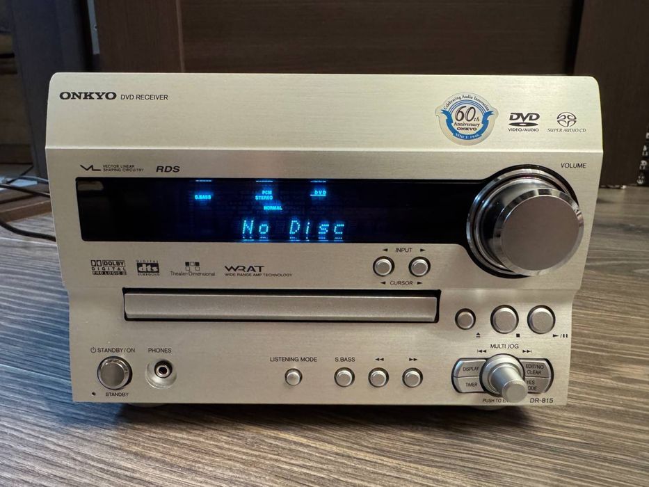 Onkyo DR-815 sacd DVD 5.1 звук Receiver програвач домашній кінотеатр
