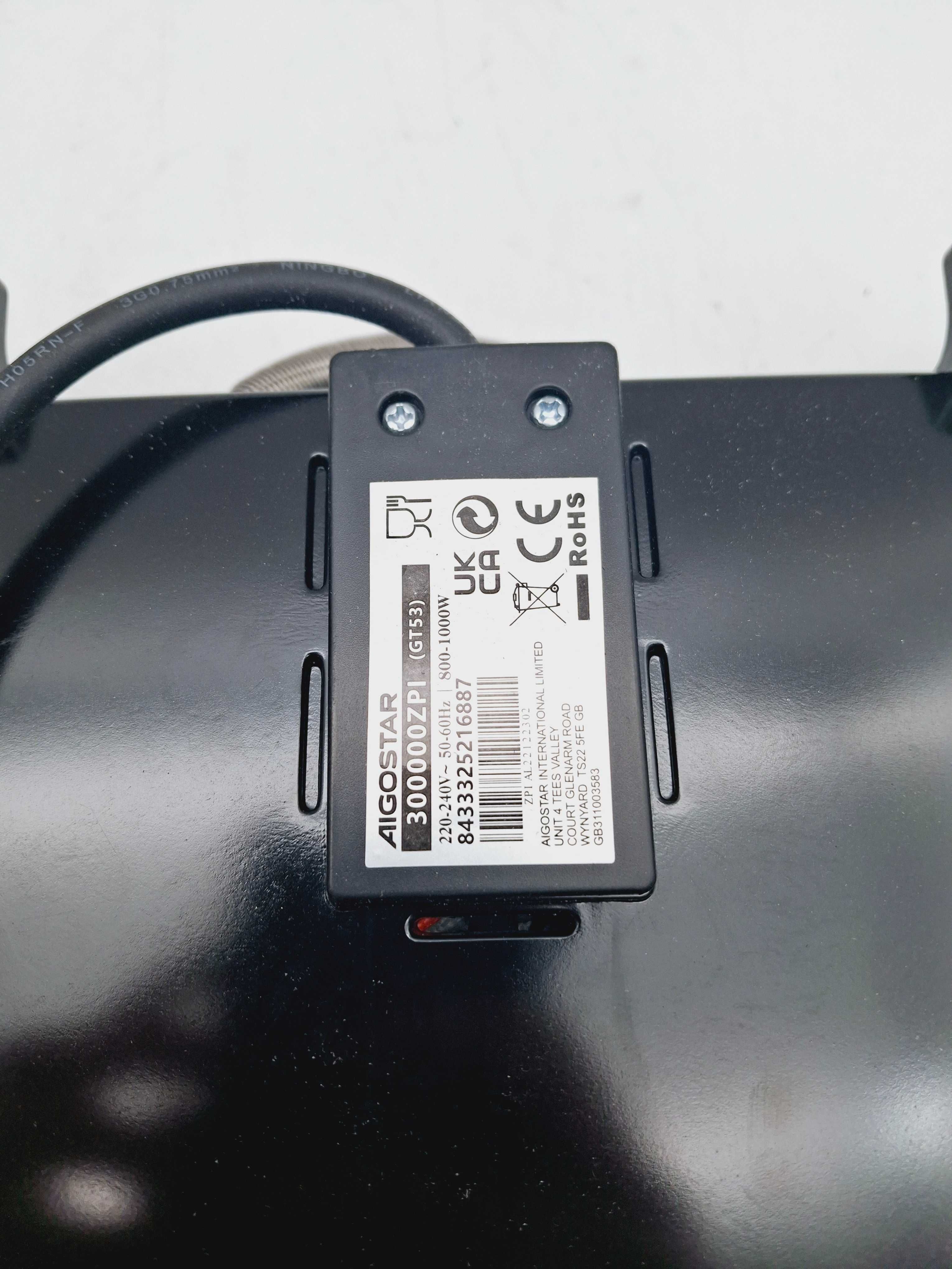 Grill do panini opiekacz do kanapek Aigostar 1000W  nieprzywierającą