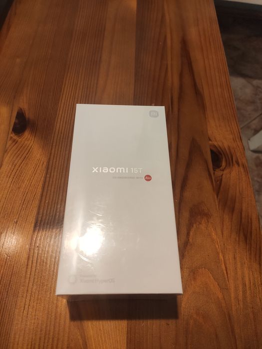 NOWY zafoliowany Xiaomi 15T Black 12/256GB + ładowarka i dodatki