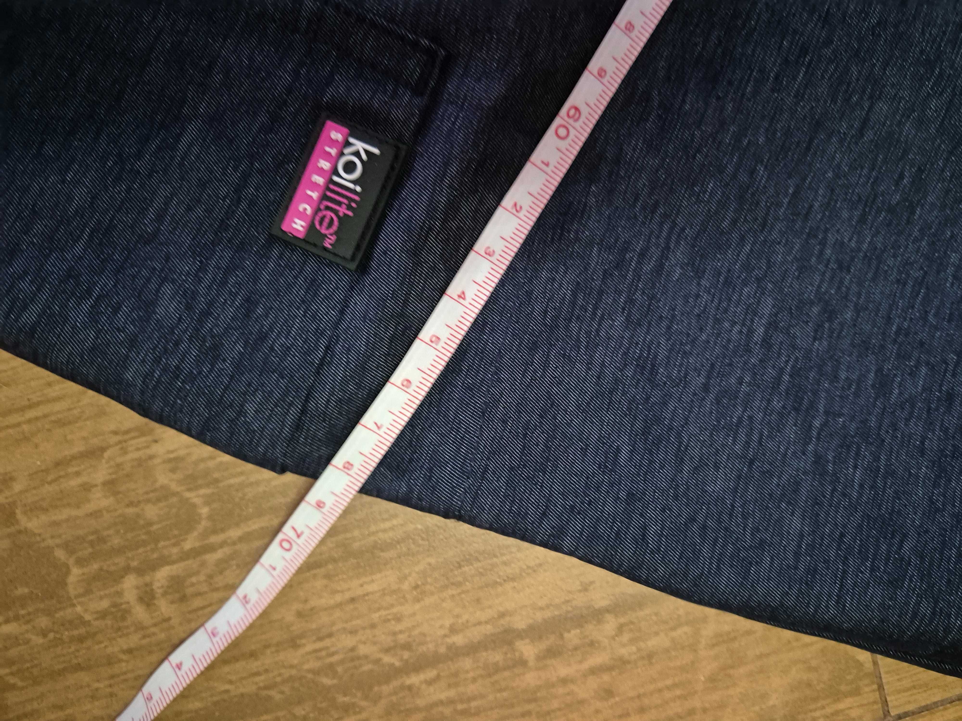 Duże spodnie 2XL z USA Koi denim jak jeansy nowe warte 235 zł okazja