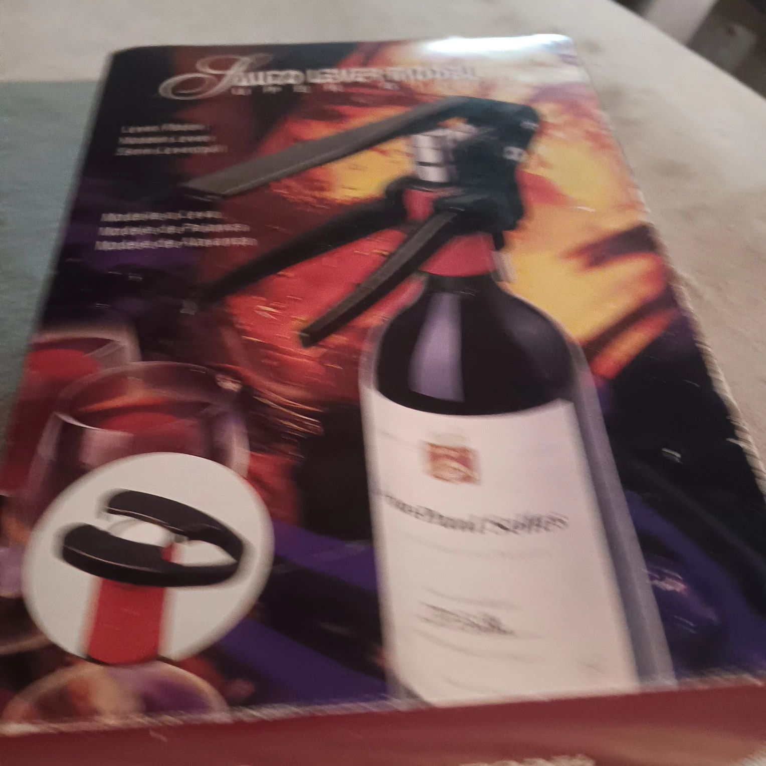 Conjunto de peças para vinho